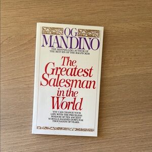 The Greatest Salesman in the World by OG mandino
